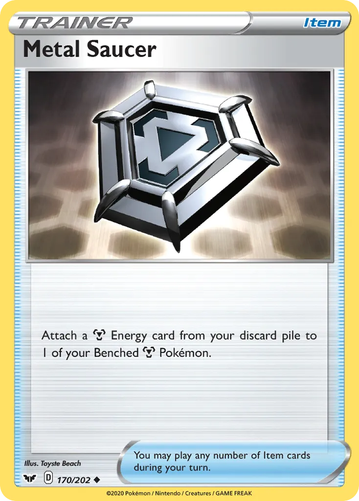 Metal Saucer card image