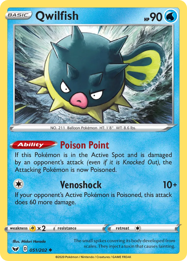 Qwilfish card image
