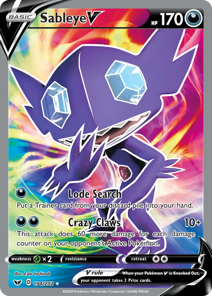 Sableye V card image