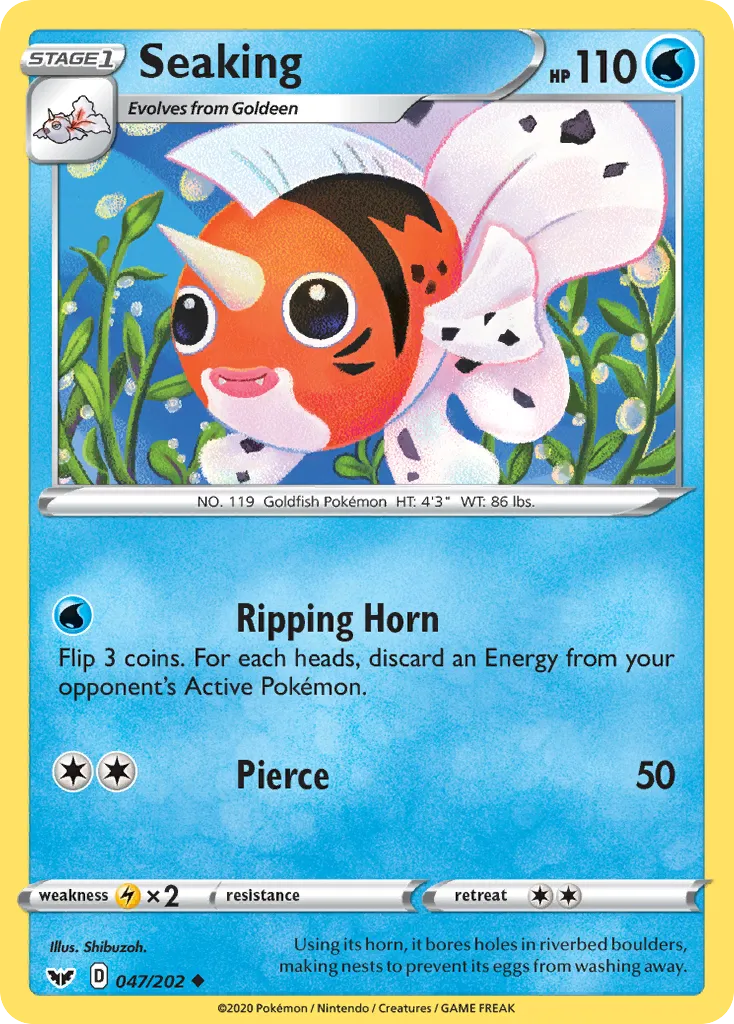 Seaking card image