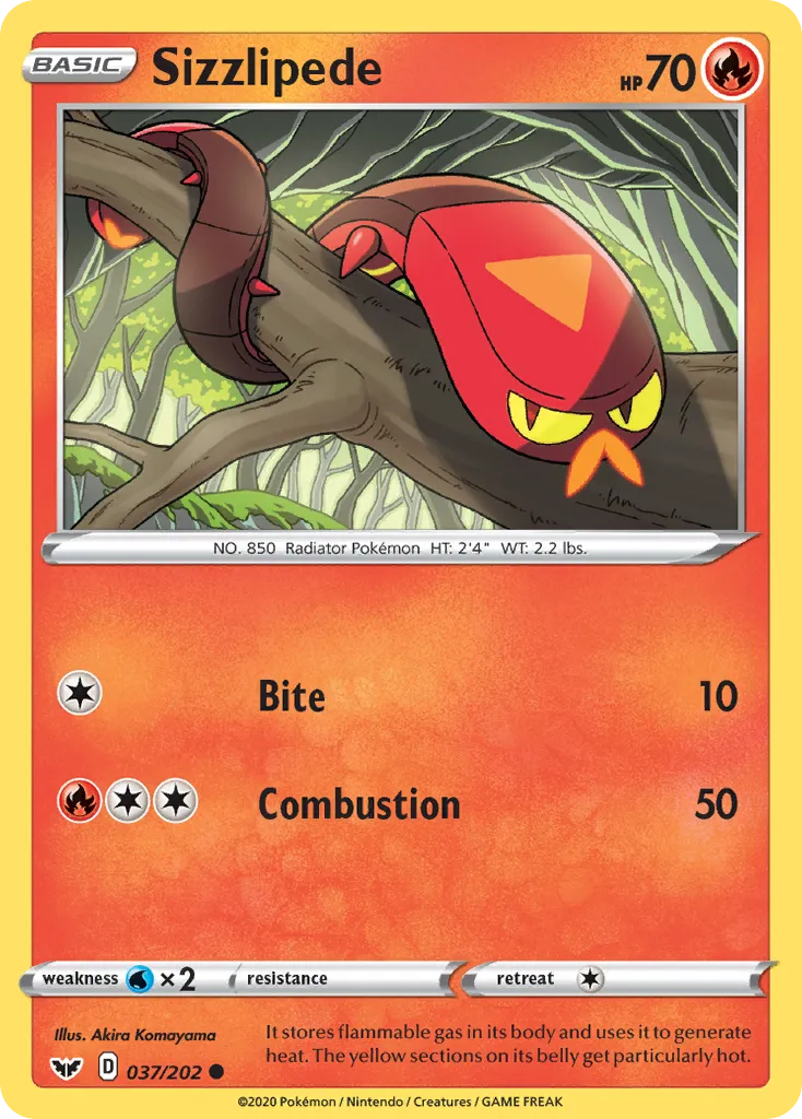 Sizzlipede card image