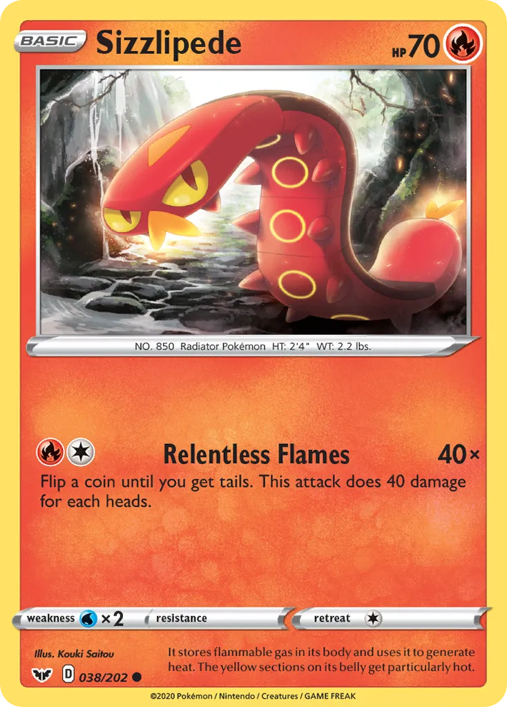 Sizzlipede card image