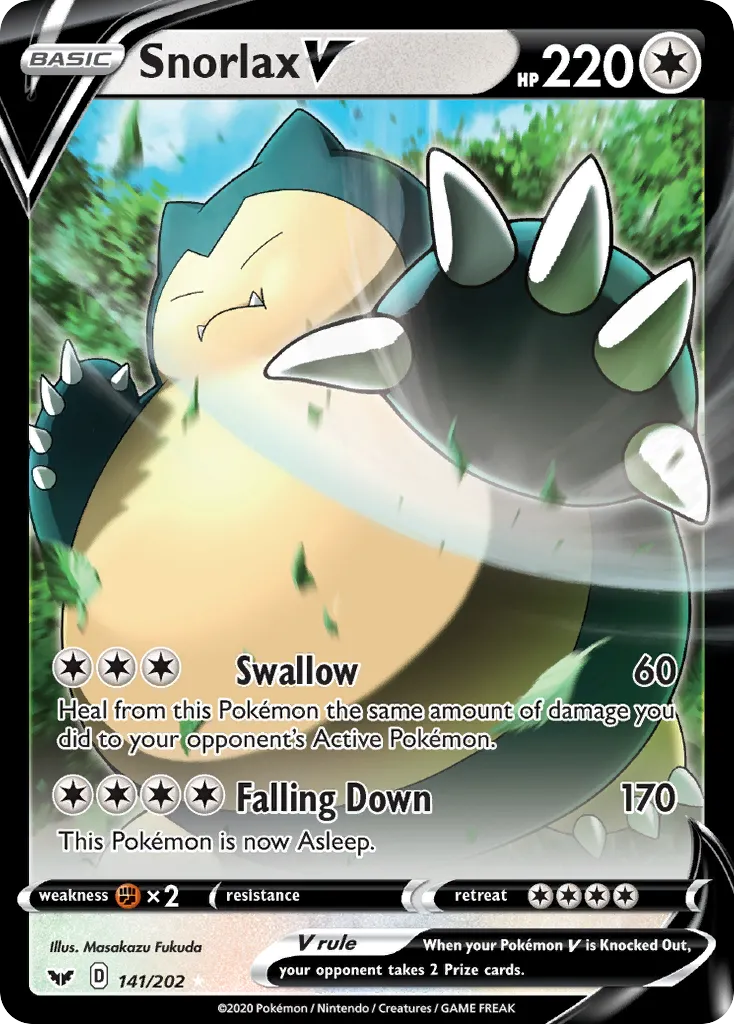 Snorlax V card image