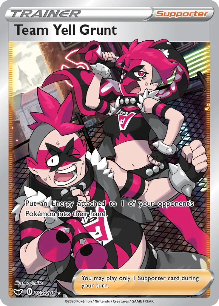 Team Yell Grunt card image