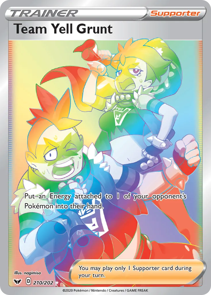 Team Yell Grunt card image