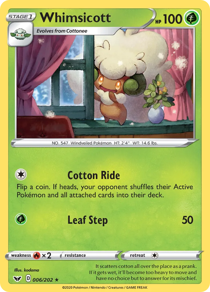Whimsicott card image