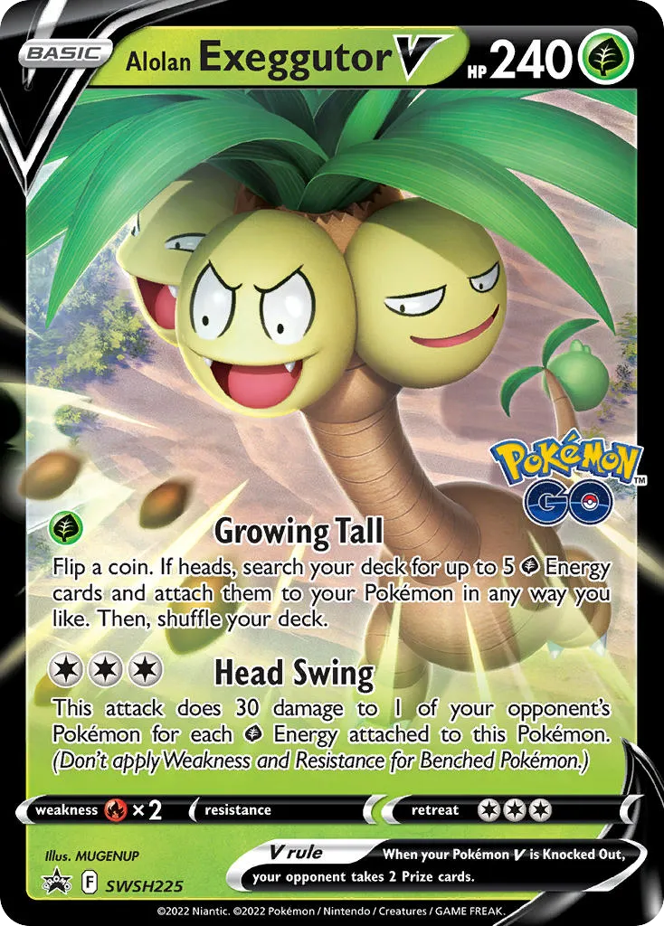 Alolan Exeggutor V card image