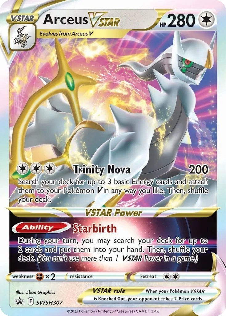 Arceus VSTAR card image