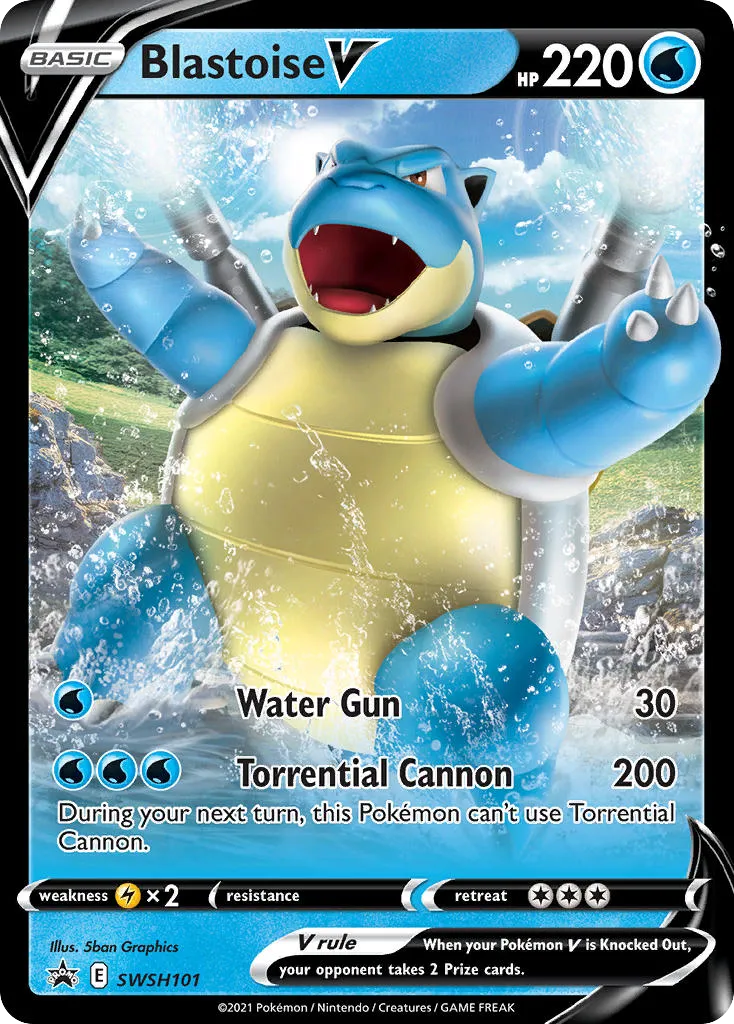 Blastoise V card image