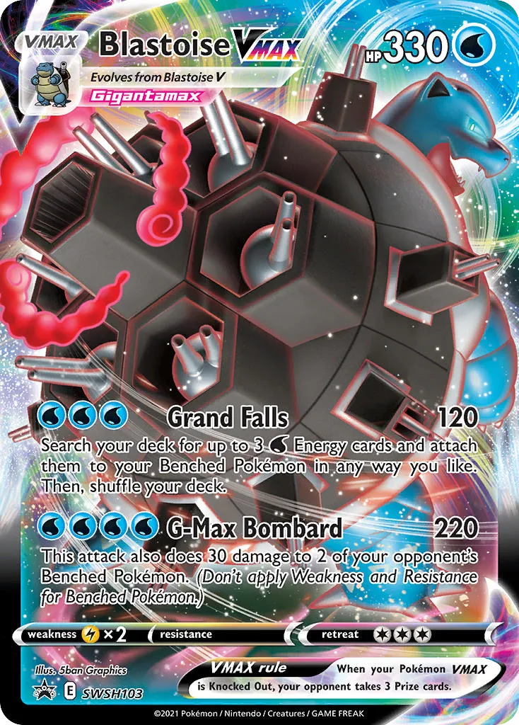 Blastoise VMAX card image