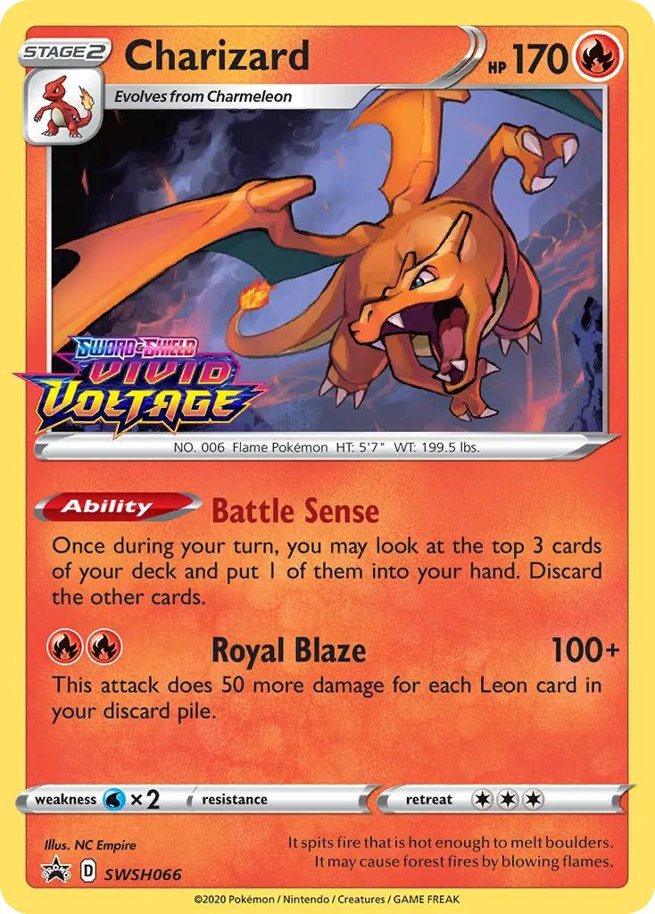 Charizard #SWSH066 card image