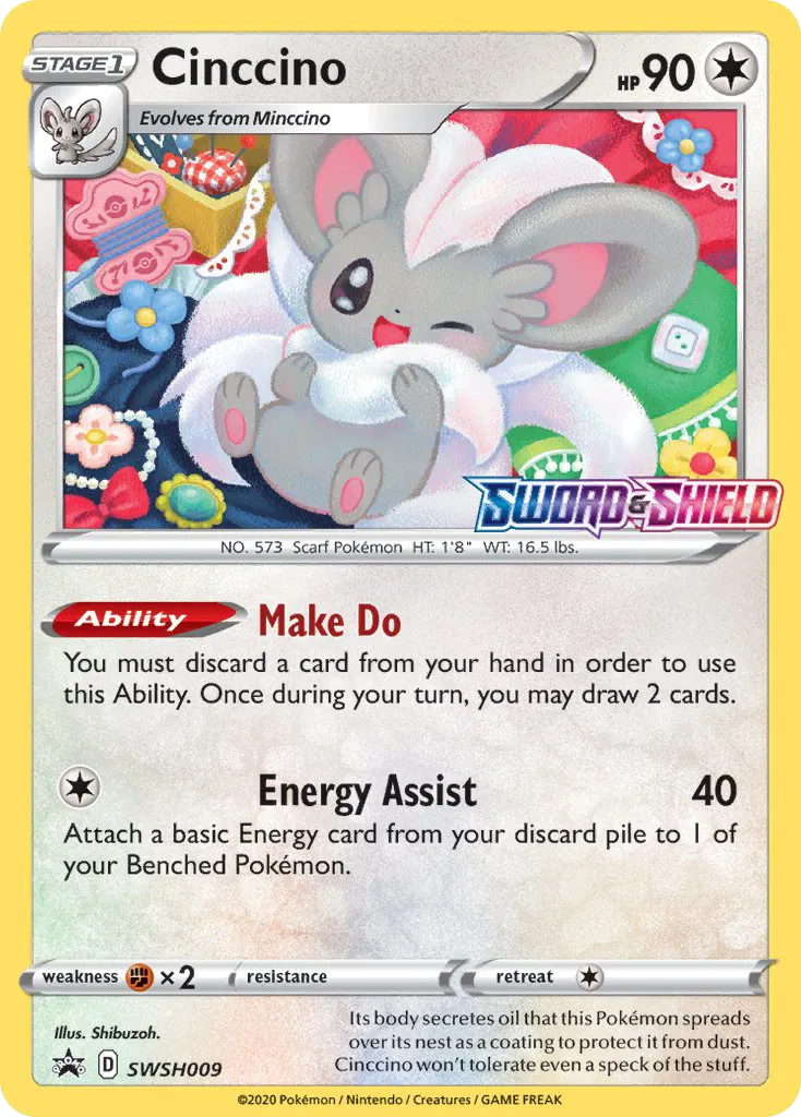 Cinccino #SWSH009 card image