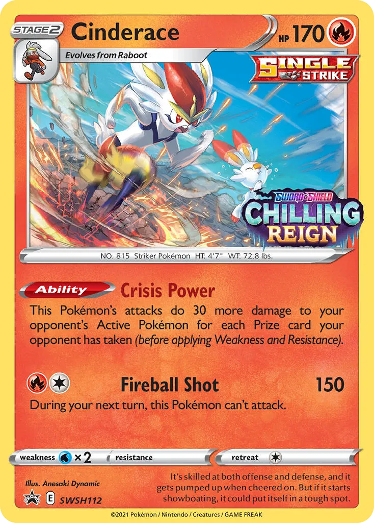 Cinderace card image