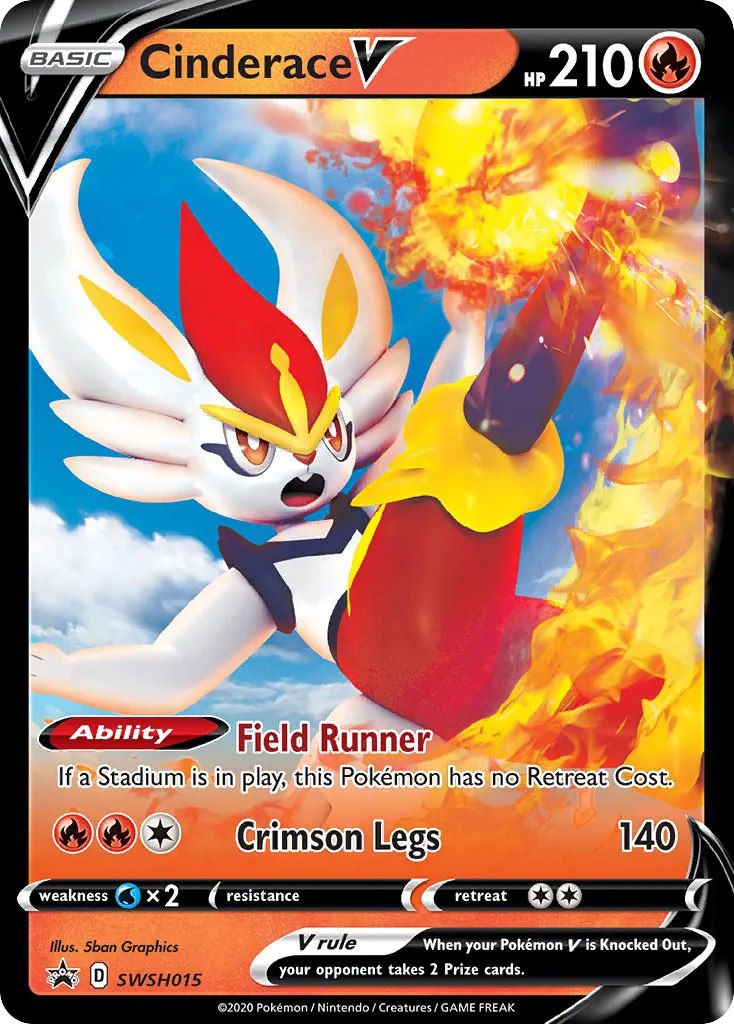 Cinderace V card image