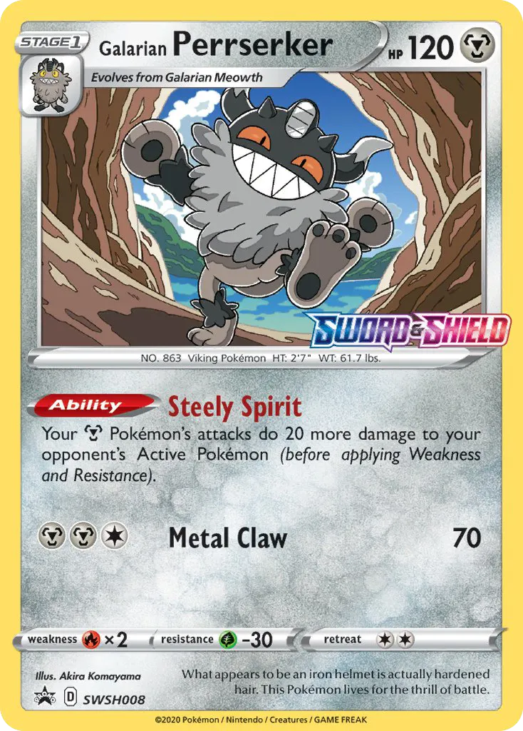 Galarian Perrserker card image