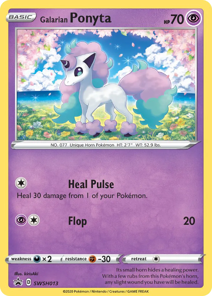 Galarian Ponyta card image