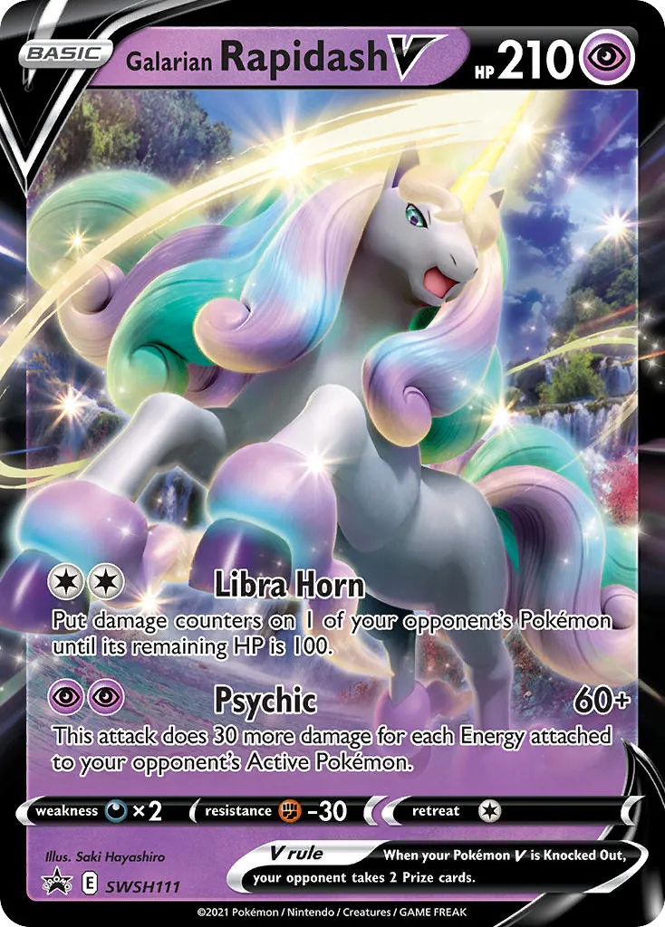Galarian Rapidash V card image