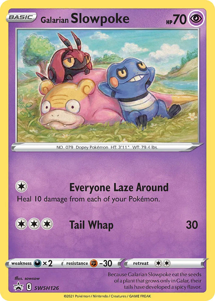 Galarian Slowpoke card image