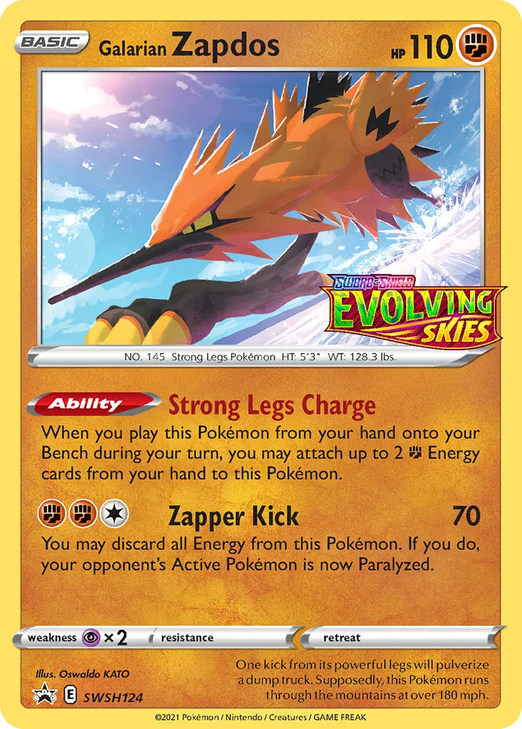 Galarian Zapdos card image