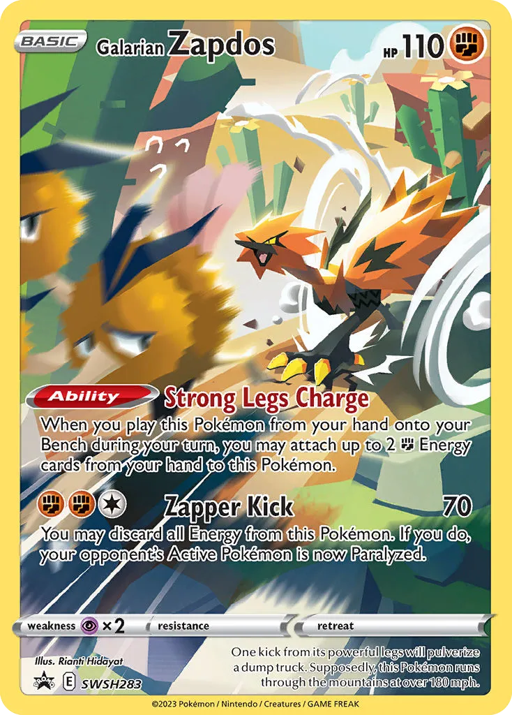 Galarian Zapdos card image