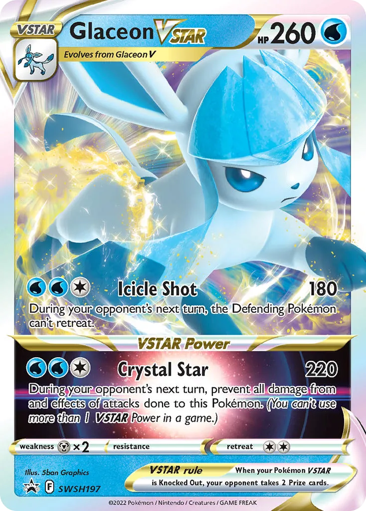 Glaceon VSTAR card image