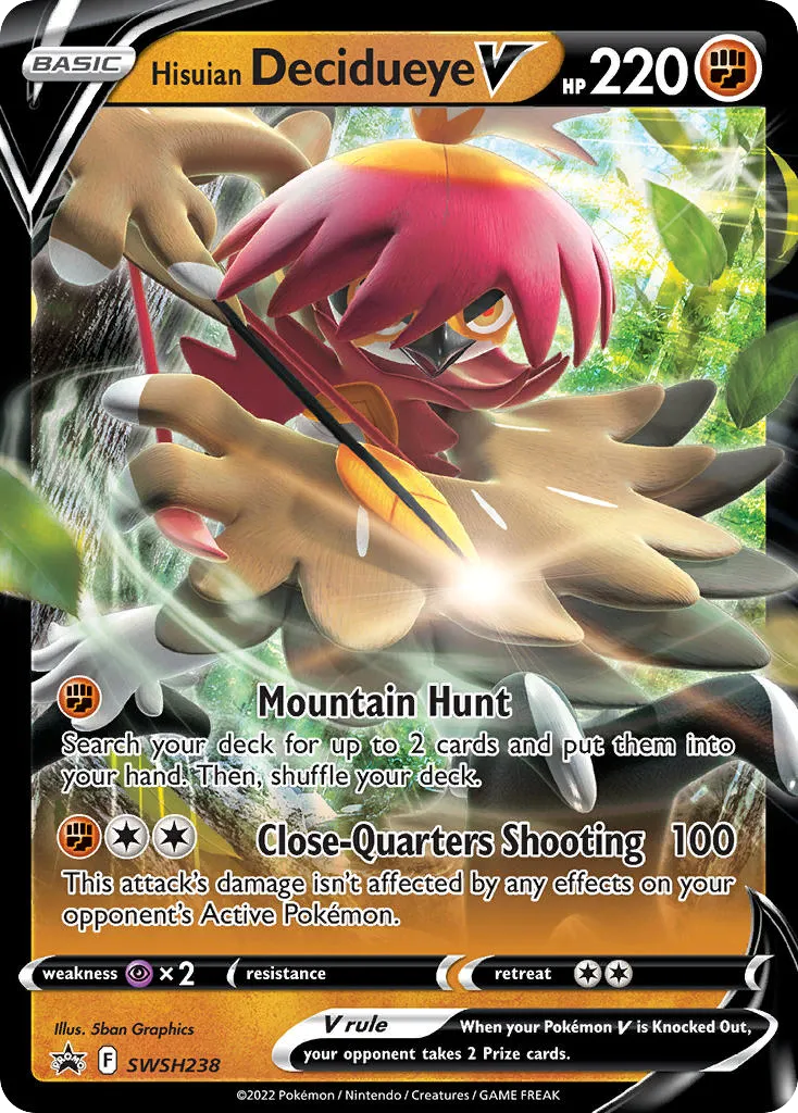 Hisuian Decidueye V card image