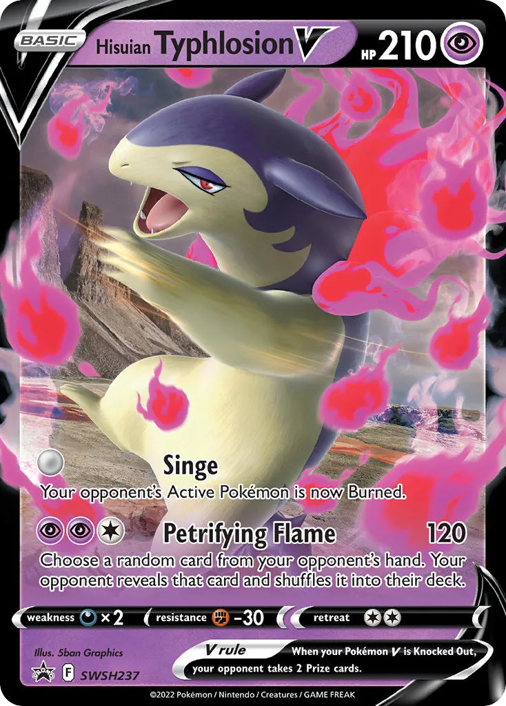 Hisuian Typhlosion V card image