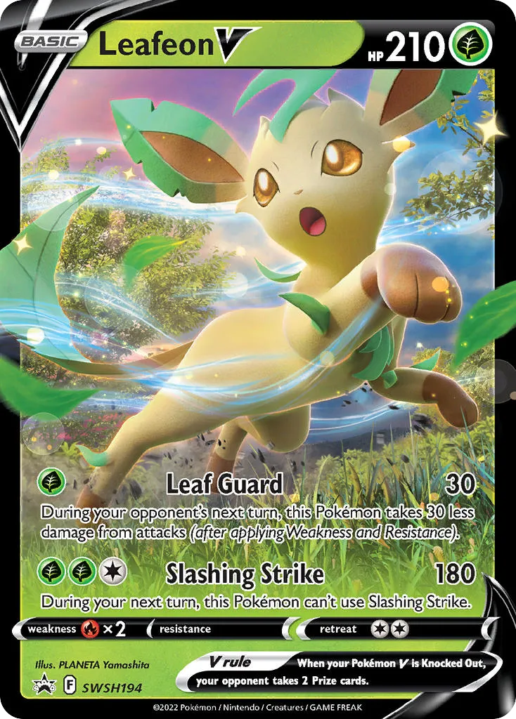 Leafeon V card image