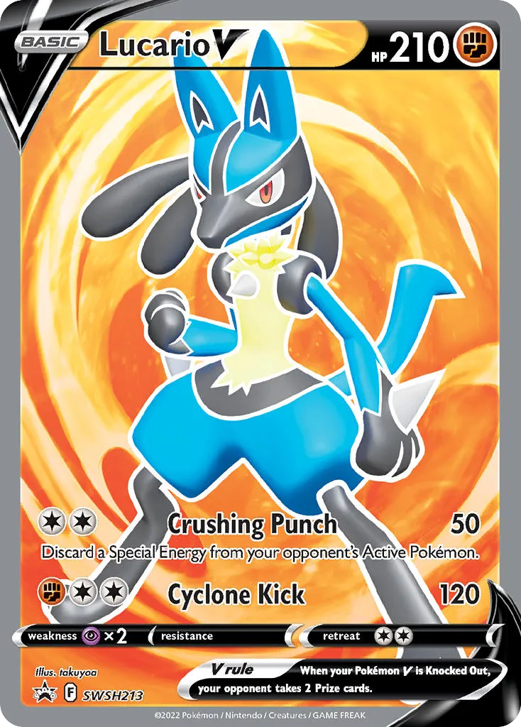 Lucario V card image