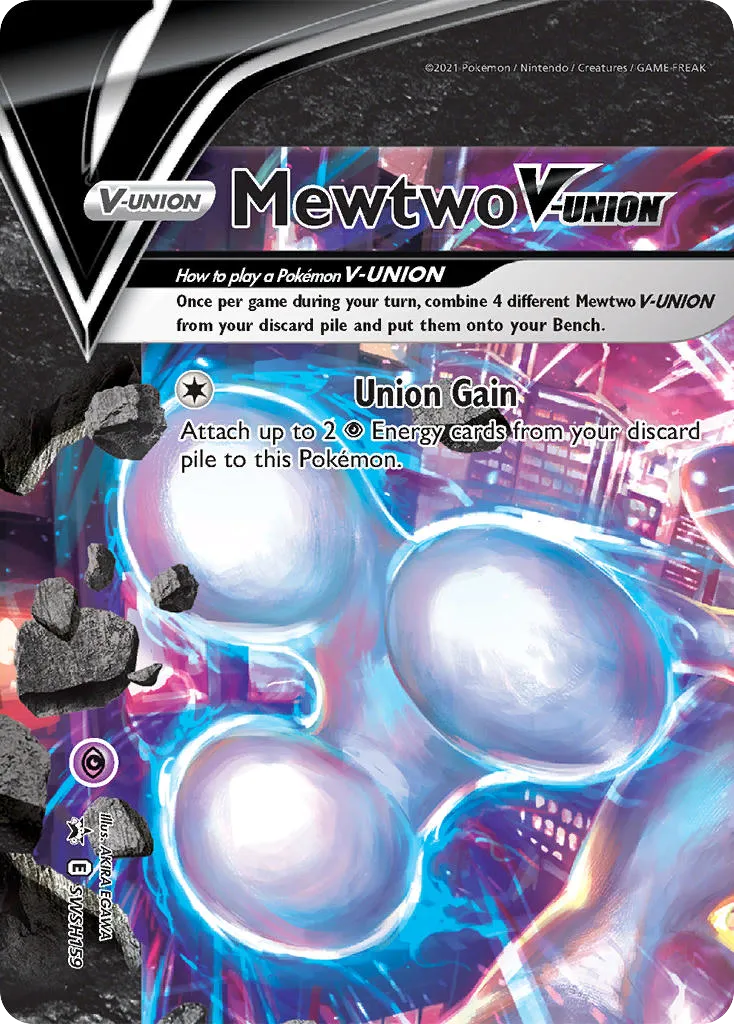 Mewtwo V-UNION card image