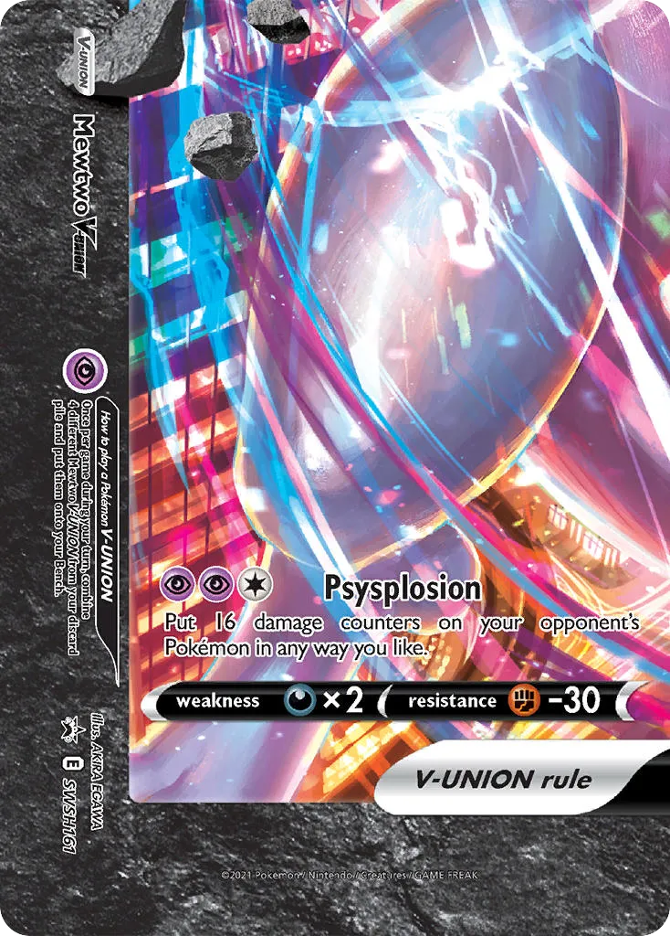 Mewtwo V-UNION card image