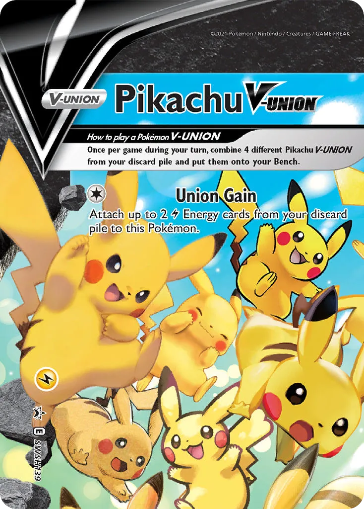 Pikachu V-UNION card image
