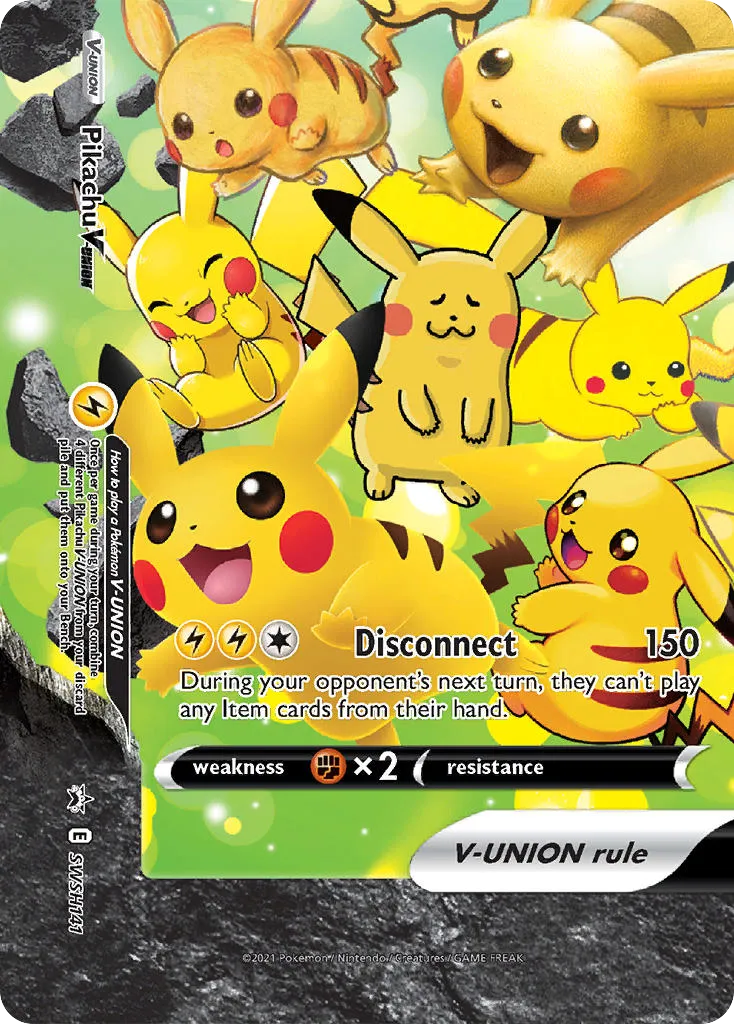 Pikachu V-UNION card image