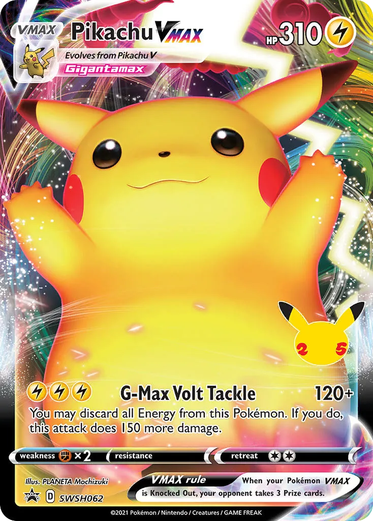 Pikachu VMAX card image