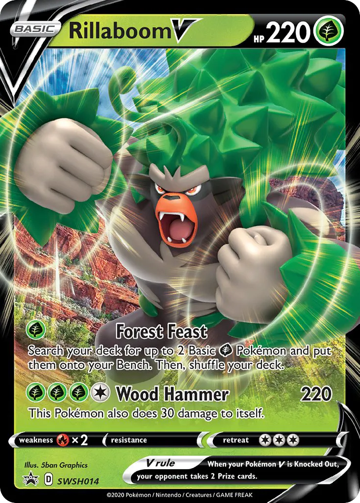 Rillaboom V card image