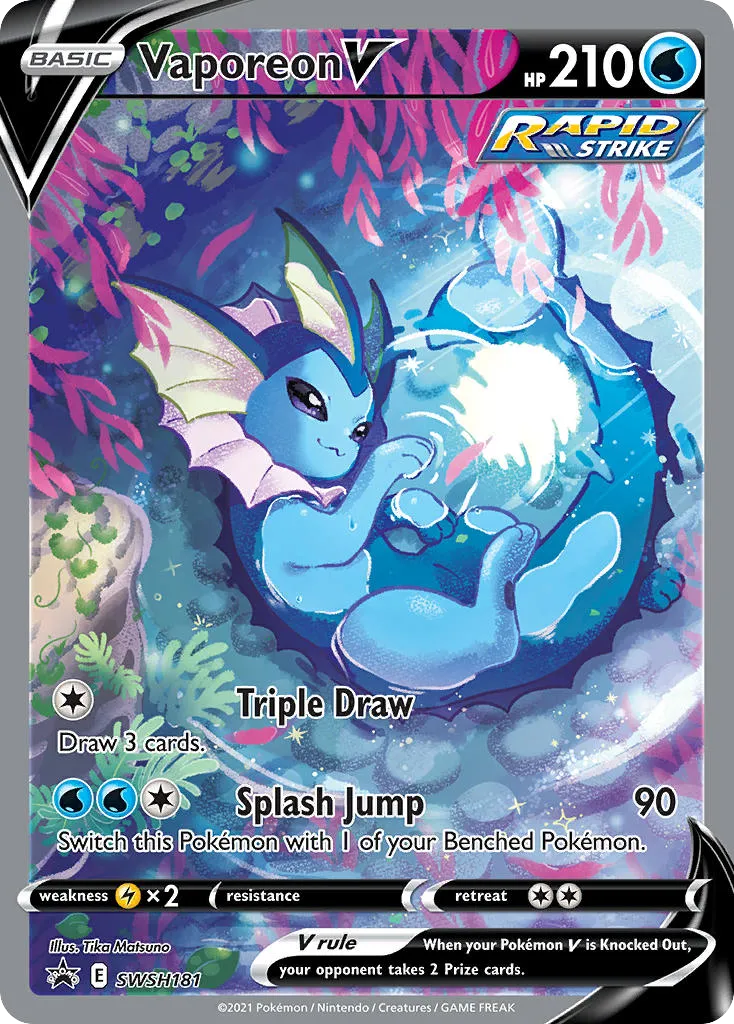Vaporeon V card image