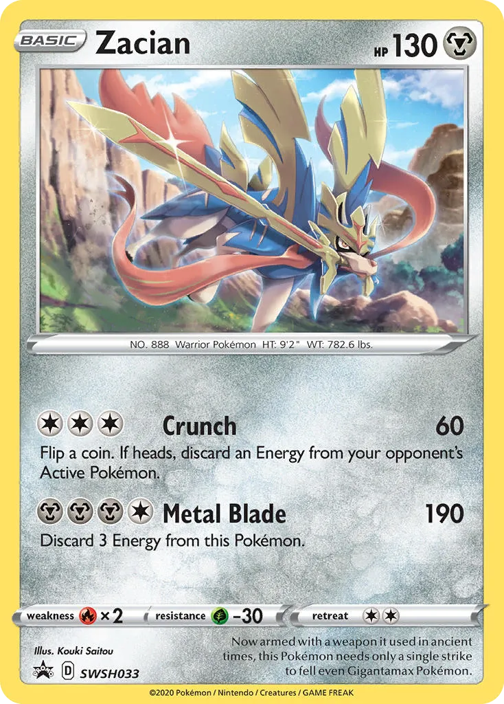 Zacian card image