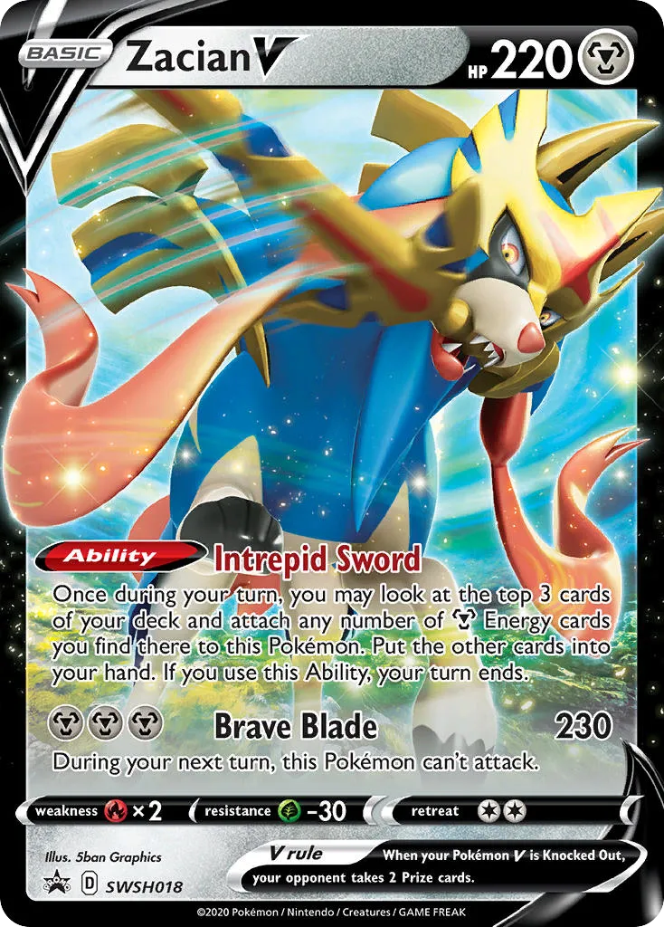 Zacian V card image