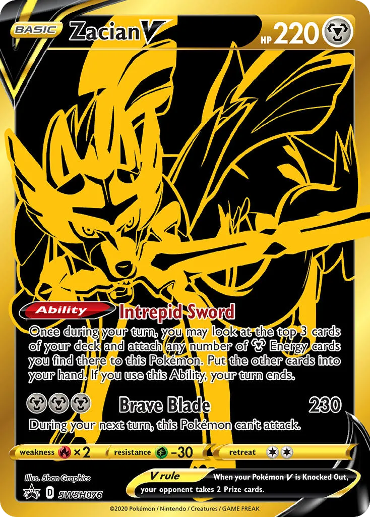 Zacian V card image