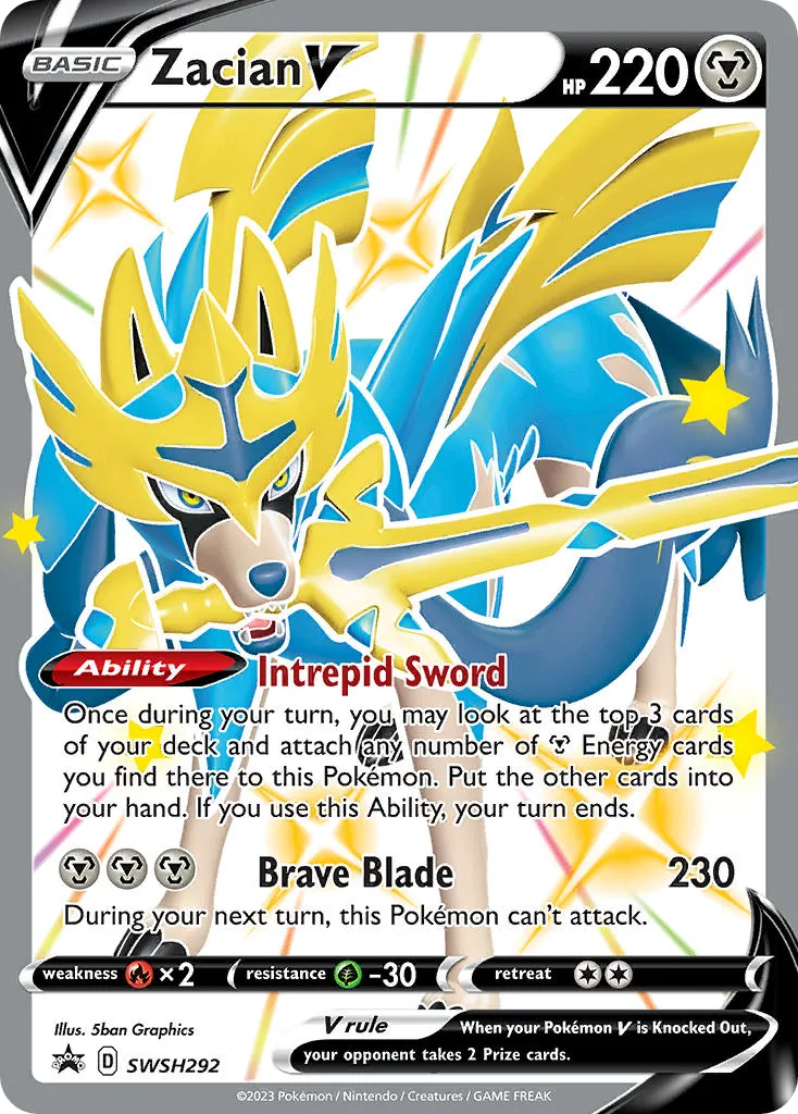 Zacian V card image