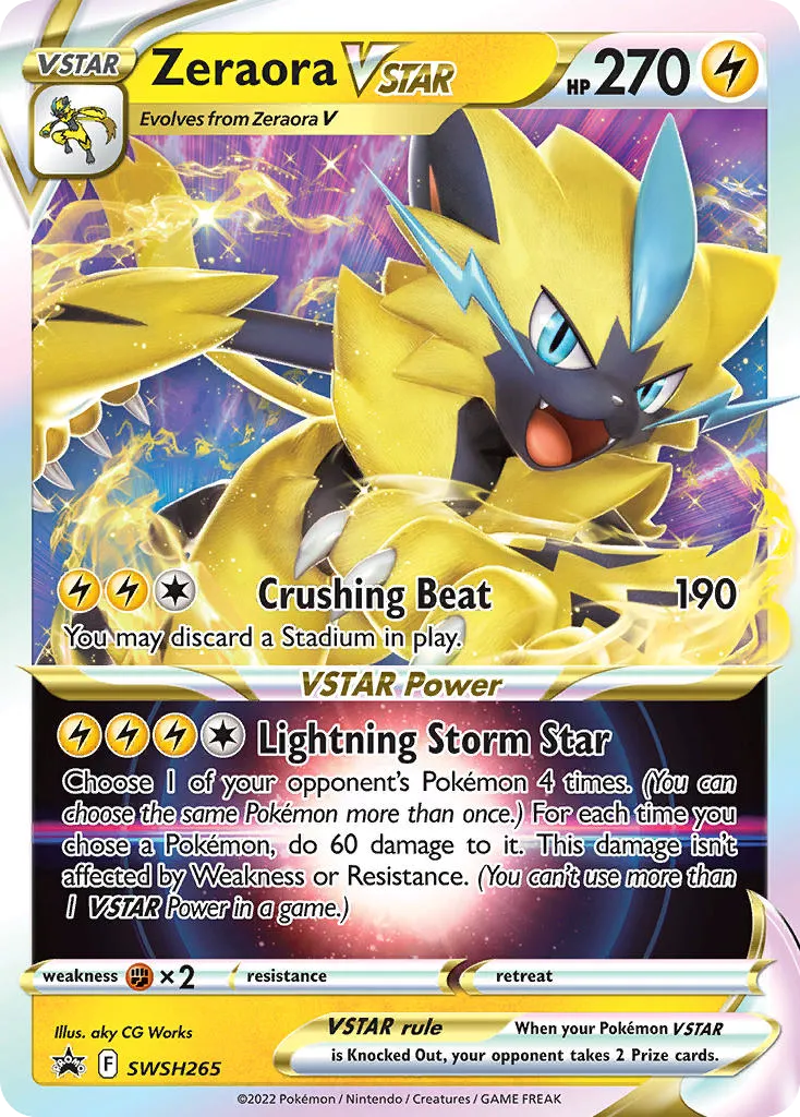 Zeraora VSTAR card image