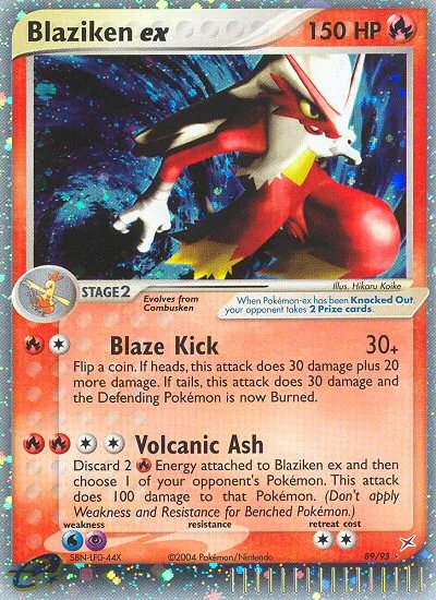 Blaziken ex #89 card image
