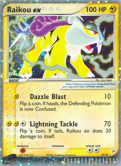 Raikou ex #92 card image