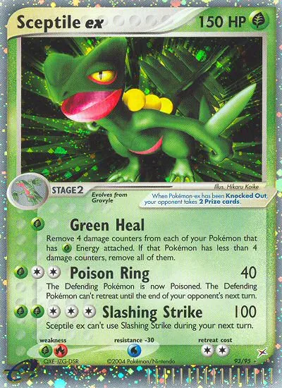 Sceptile ex #93 card image
