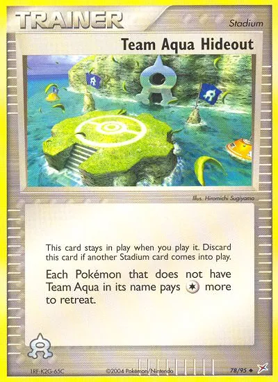 Team Aqua Hideout card image