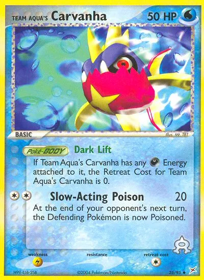 Team Aqua's Carvanha card image