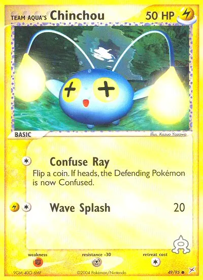 Team Aqua's Chinchou card image