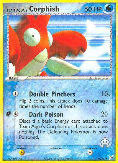 Team Aqua's Corphish card image