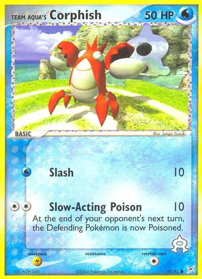 Team Aqua's Corphish card image