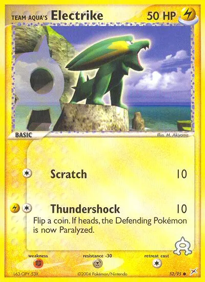 Team Aqua's Electrike card image